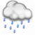 Cubierto con probabilidad de lluvia